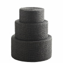 Puffar \'Rush\' 3 set - Svart