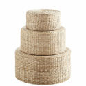 Puffar \'Rush\' 3 set - Natur