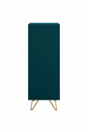 Byrå \'Elle\' 45x110 - Turkos/Mässing