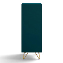 Byrå \'Elle\' 45x110 - Turkos/Mässing