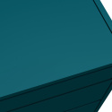 Byrå \'Elle\' 45x110 - Turkos/Mässing