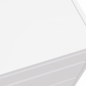 Byrå \'Elle\' 45x110 - Vit/Mässing