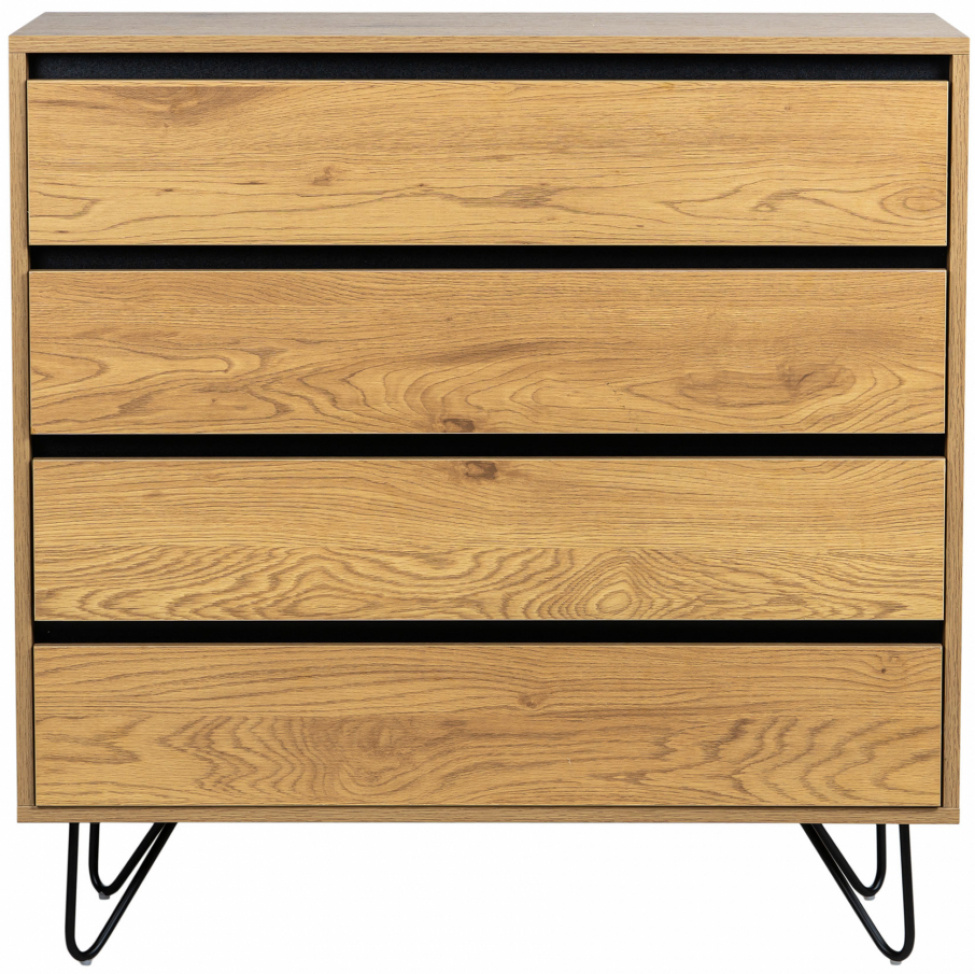 Byr \'Elle\' 90x90 - Ek/Svart