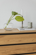 Byrå \'Elle\' 90x90 - Ek/Svart