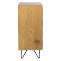 Byrå \'Elle\' 90x90 - Ek/Svart