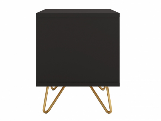 Sngbord \'Elle\' - Svart/Mssing