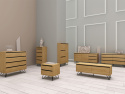 Sideboard \'Elle\' - Ek/Svart