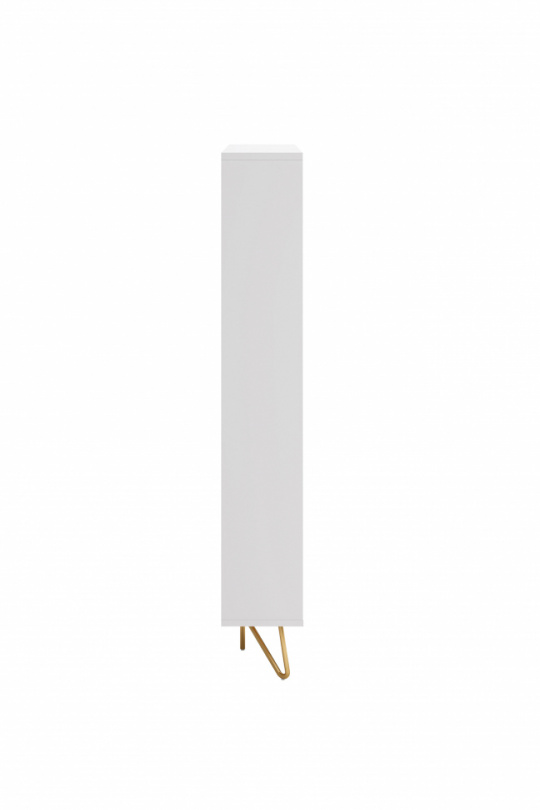 Skoskp \'Elle\' - Vit/Mssing