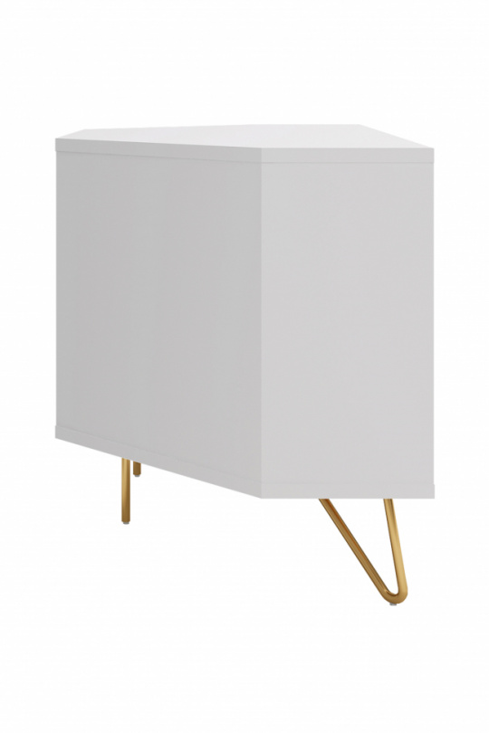 TV-bnk \'Elle\' fr hrn - Vit/Mssing