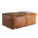 Sittpuff \'Memphis\' - Cognac/Läder