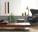Bänk \'Milan\' - Cognac/Läder