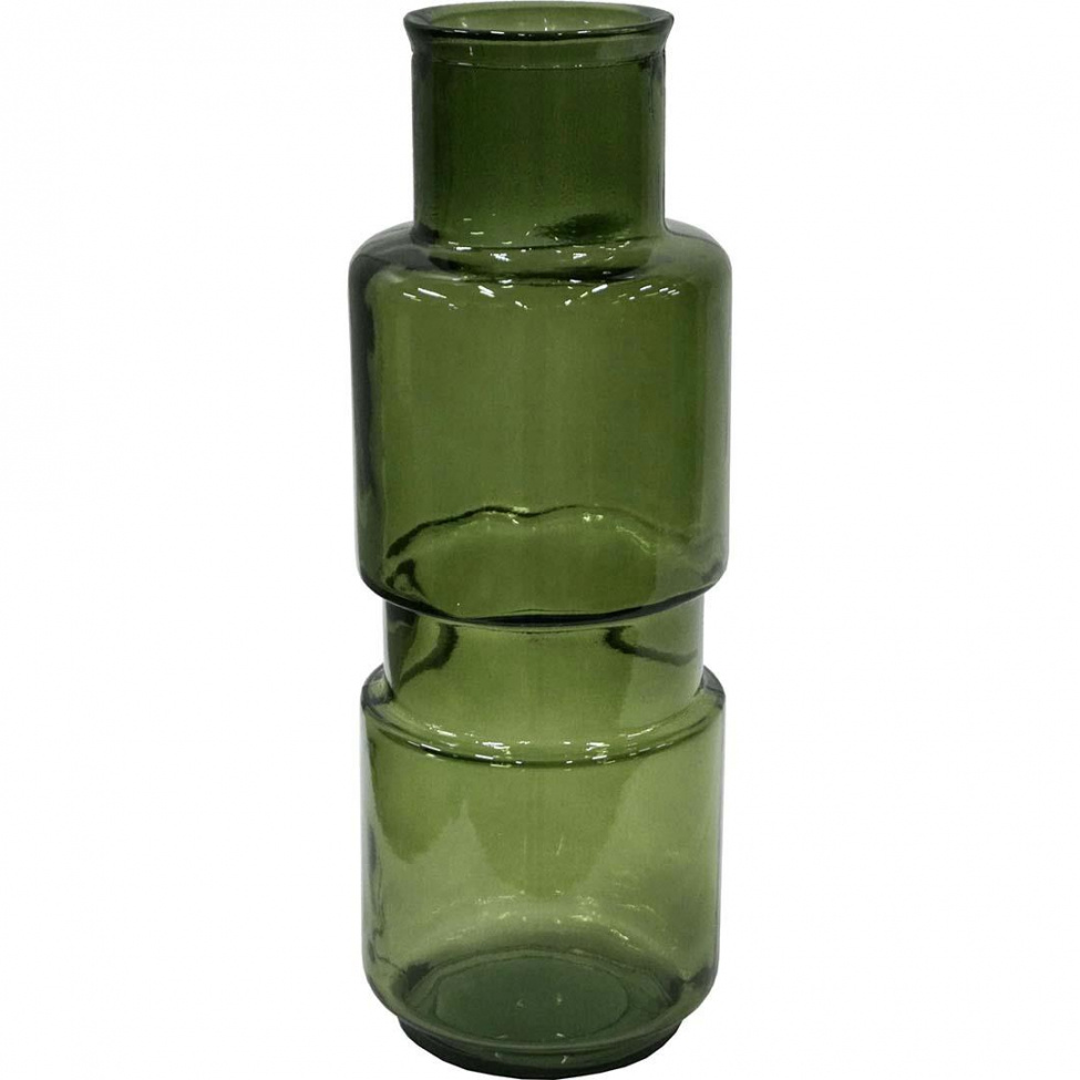 Glasvas \'Clooney\' - Olivgrn