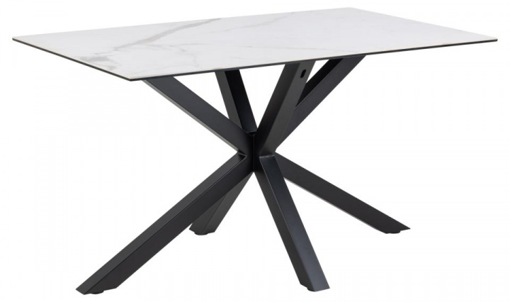 Matbord \'Heaven\' 135x80cm - Vit/Svart i gruppen Möbler / Bord / Matbord hos Reforma (H000022899)