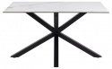 Matbord \'Heaven\' 135x80cm - Vit/Svart