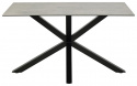Matbord \'Heaven\' 135x80cm - Grå/Svart