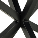 Matbord \'Heaven\' 135x80cm - Grå/Svart