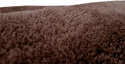 Rund matta \'Aranga Super Soft\' - Mörk brun