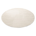 Rund Matta \'Devon\' - Cream