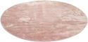 Rund matta \'Aranga Super Soft Fur\' - Rosa