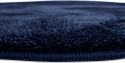 Rund matta \'Aranga Super Soft\' - Mörkblå
