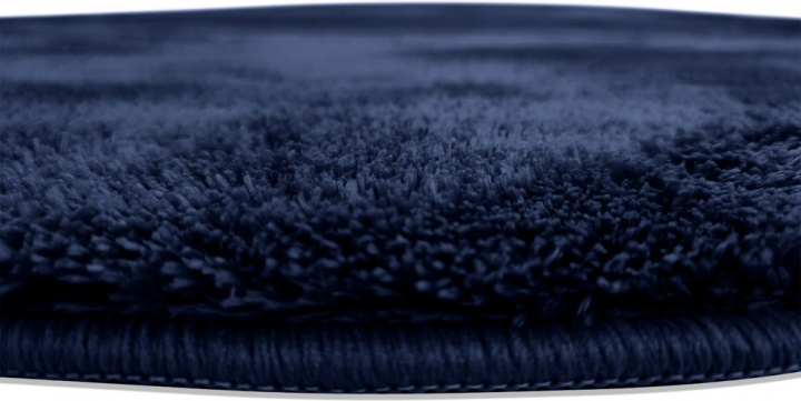 Rund matta \'Aranga Super Soft\' - Mörkblå i gruppen Mattor / Ryamattor hos Reforma (H100139)