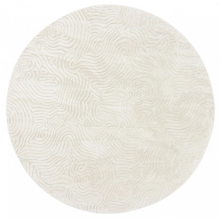 Rund matta \'Amora\' - Vit i gruppen Inredning / Mattor / Vävda Mattor hos Reforma (H100143)