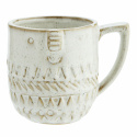 Mugg \'Ansikte\' - Beige