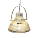 Factorylampa Vintage - Patinerad vit
