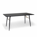 Matbord \'Dawn\' 160x80cm - Svart 