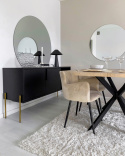Sideboard \'Frölunda\' - Svart/Mässing