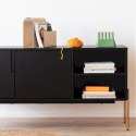 Sideboard \'Frölunda\' - Svart/Mässing