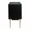 Sideboard \'Frölunda\' - Svart/Mässing