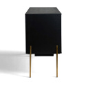 Sideboard \'Frölunda\' - Svart/Mässing