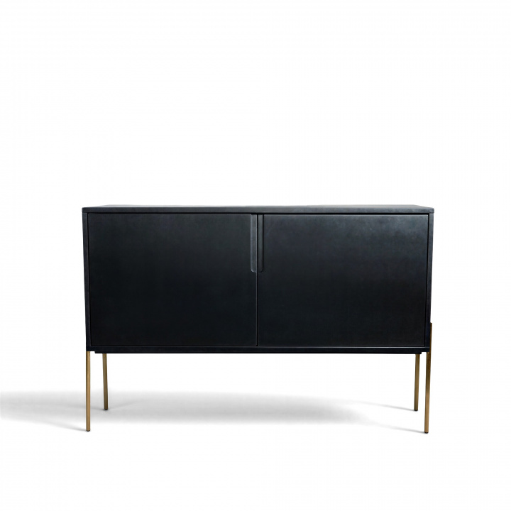 Sideboard 'Frölunda' - Svart/Guld