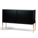 Sideboard \'Frölunda\' - Svart/Guld