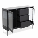 Sidobord glas \'Zenit\' - Grå