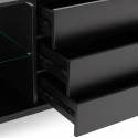Sidobord glas \'Zenit\' - Grå