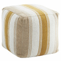 Sittpuff \'Mellow\' - Gul/Beige