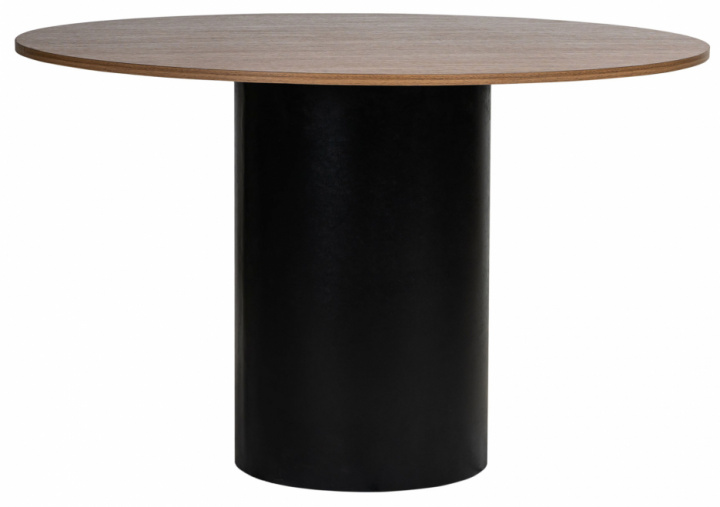 Matbord 'Rounded' Runt 120cm - Valnöt