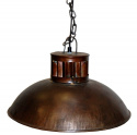 Industrilampa vintage - Koppar