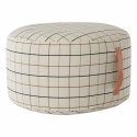 Sittpuff \'Grid\' Large - Beige