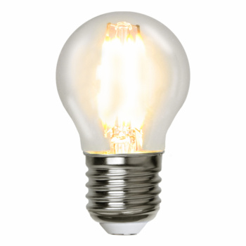 Gldlampa \'E27 LED 45 mm\' - Klar
