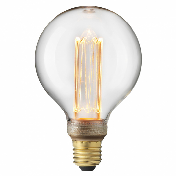 Glödlampa 'E27 LED Laser 95 mm' - Klar