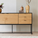 Sideboard \'Line\' - Ek/Svart