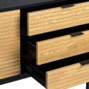 Sideboard \'Line\' - Ek/Svart
