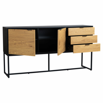 Sideboard \'Line\' - Ek/Svart