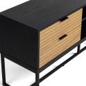 TV-bänk \'Line\' - Ek/Svart