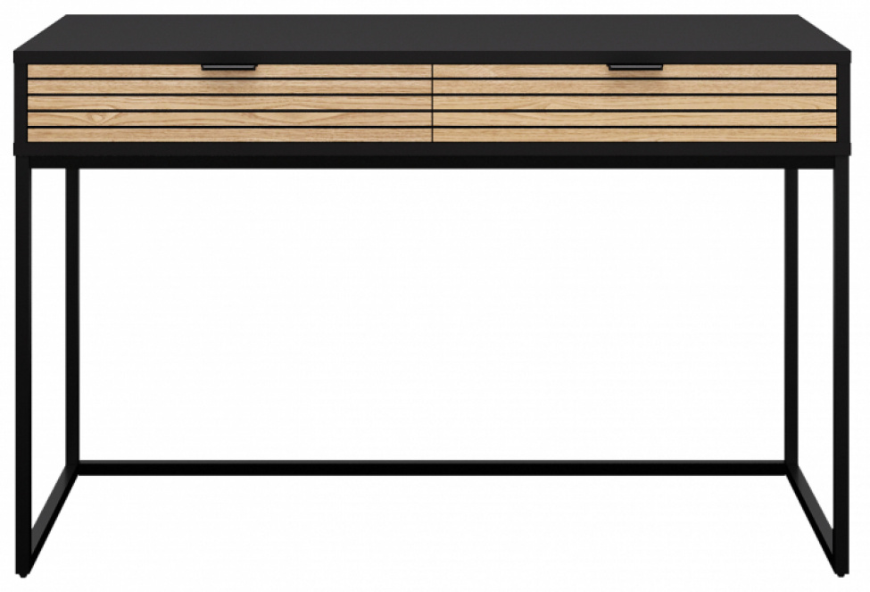 Skrivbord \'Line\' - Ek/Svart
