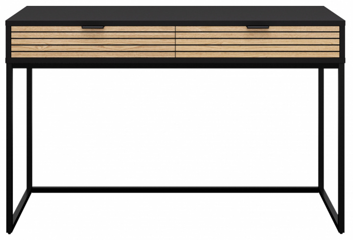 Skrivbord 'Line' - Ek/Svart