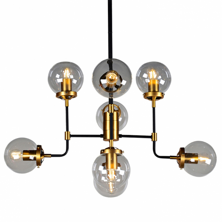 Taklampa 'Chandelier' - Mssing/Glas